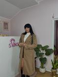 CAPPOTTO CAMEL CON CINTA